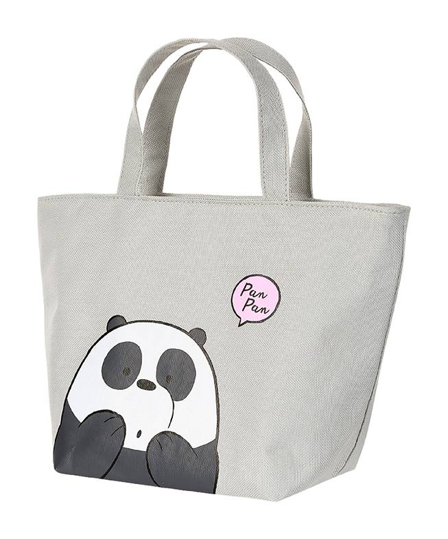 Miniso · Lonchera panda gris