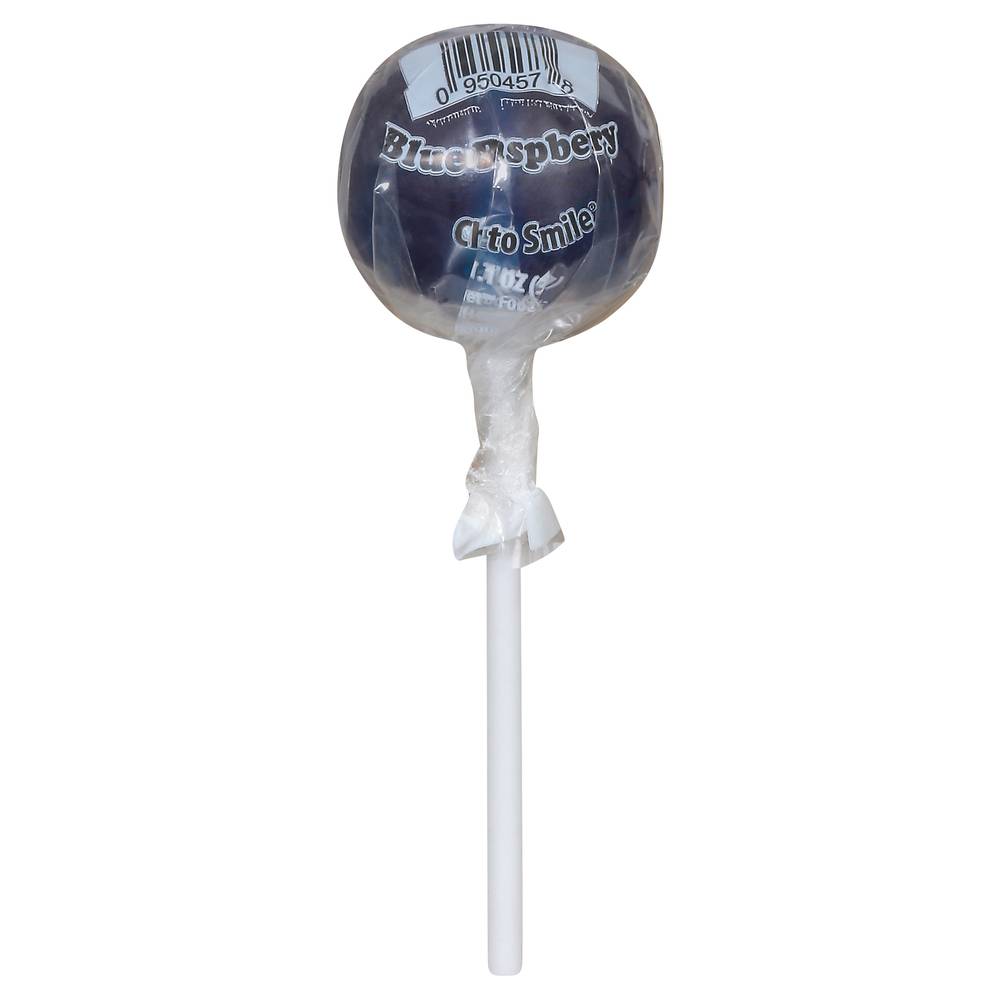 Original Gourmet Choose To Smile Lollipop (blueberries & cream)