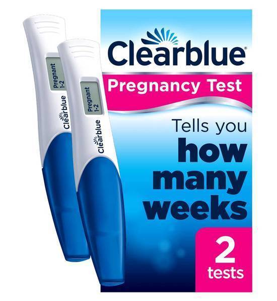 Clearblue Base Pregnancy Digital Test With Weeks