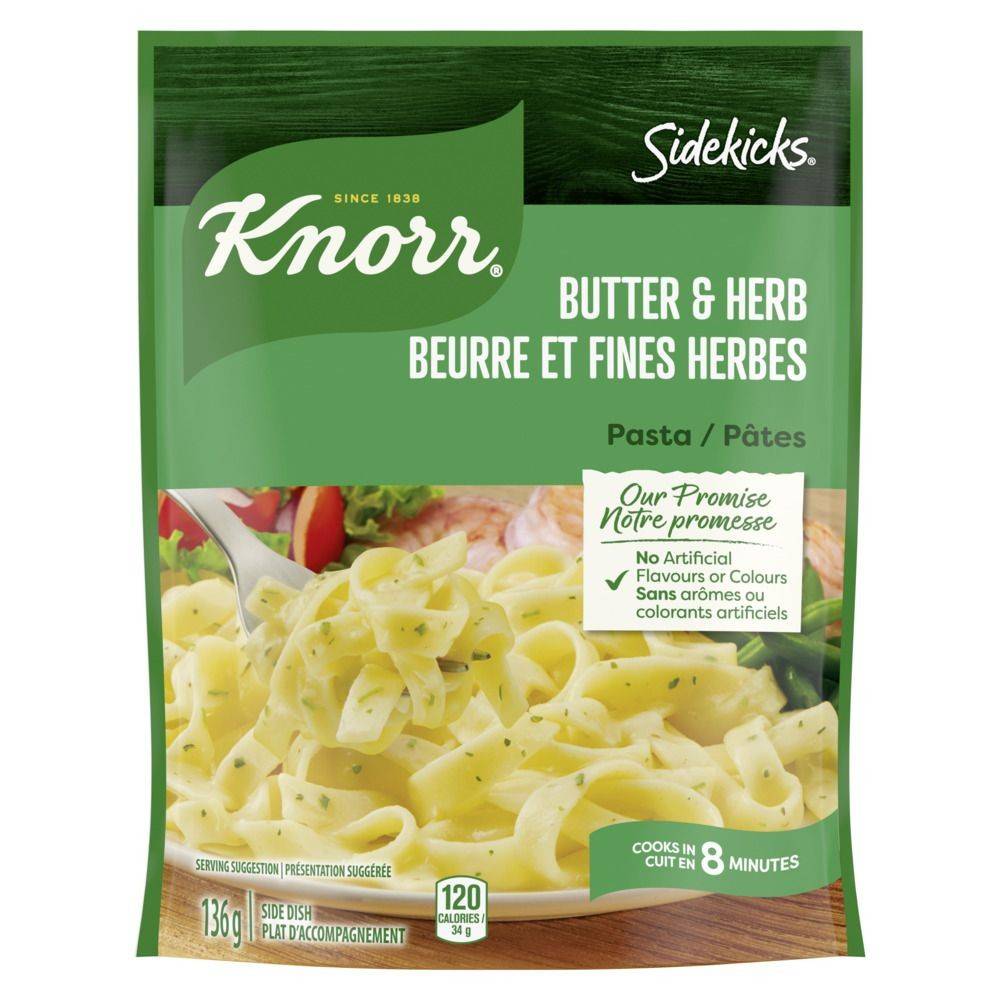 Knorr Sidekicks Butter & Herb Pasta (136 g)