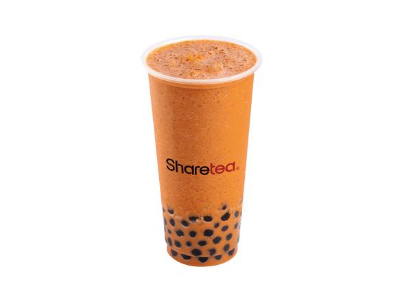 (34) Thai Tea Ice Blended w/ Pearl