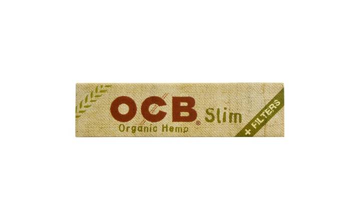 OCB Organic Hemp Slim 32 Rolling Papers And 32 Filters (403574)
