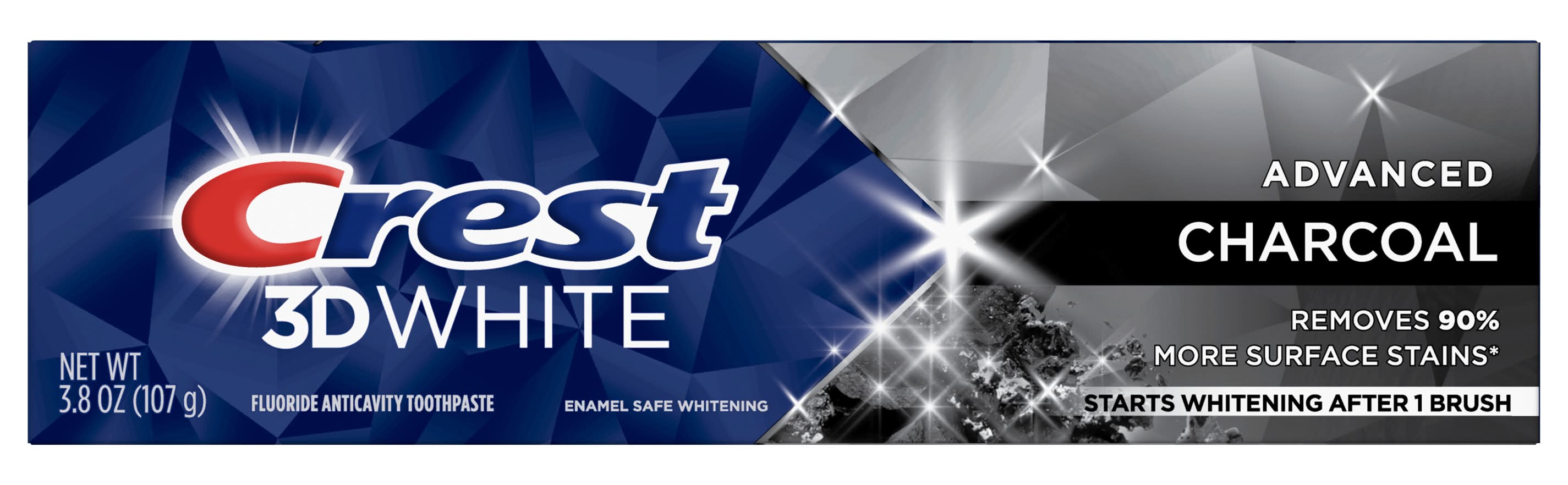 Crest 3D White Charcoal Fluoride Anticavity Toothpaste (3.8 oz)