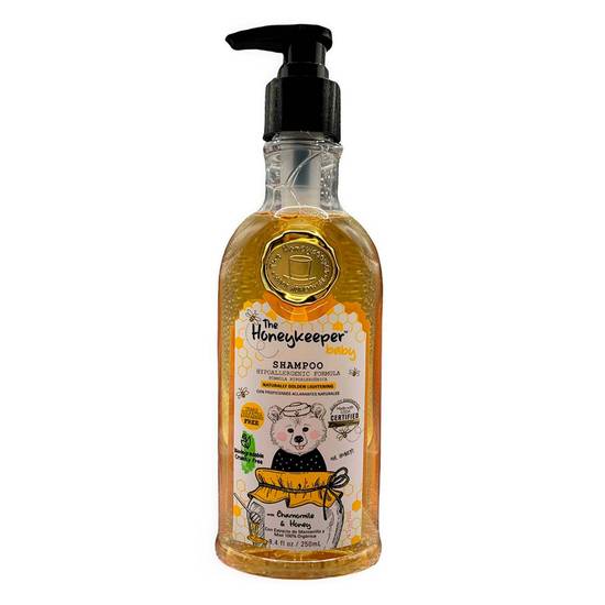 The honeykeeper shampoo chamomile & honey (botella 250 ml)