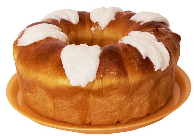 Rosca brioche con queso philadelphia