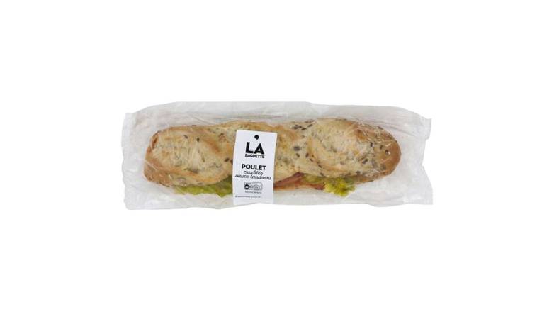 Monoprix Sandwich poulet crudites sauce tandoori - La Baguette Le sachet de 245 g