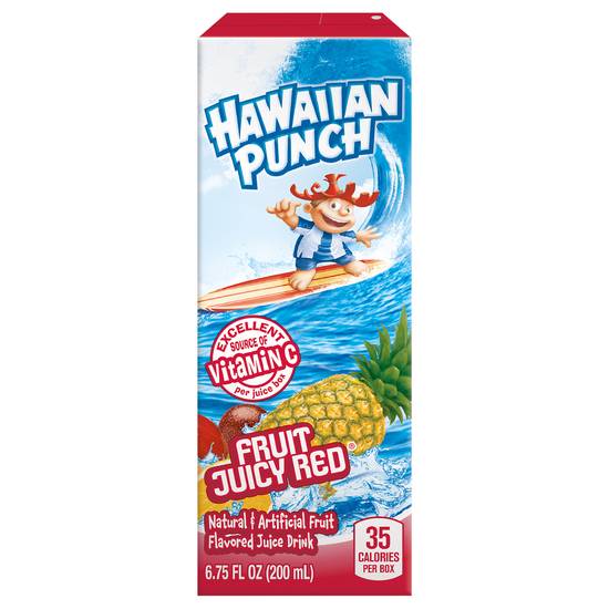 Hawaiian Punch Flavored Juice Drink, Fruit Juicy Red