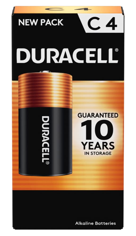 Duracell Coppertop Alkaline C Batteries ( 4 -Pack )