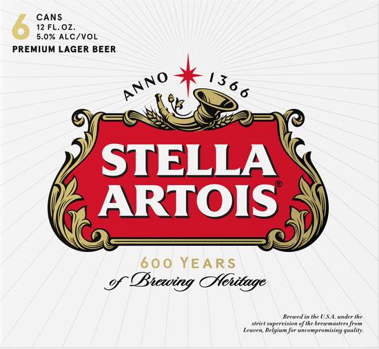 Stella Artois Lager, 12 Pack Beer, 11.2 fl oz Bottles, 5.0% ABV 