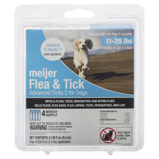 Meijer flea and tick for clearance dogs