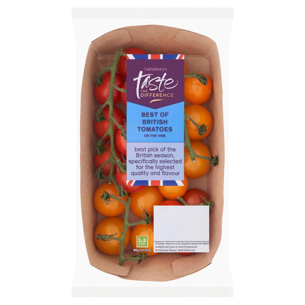 Sainsbury's Taste the Difference Best Of British Cherry Vine Tomatoes