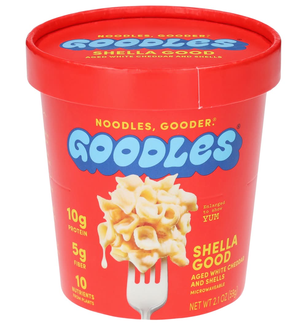 GOODLES Microwaveable Shella Good Aged White Cheddar and Shells (2.1 oz)