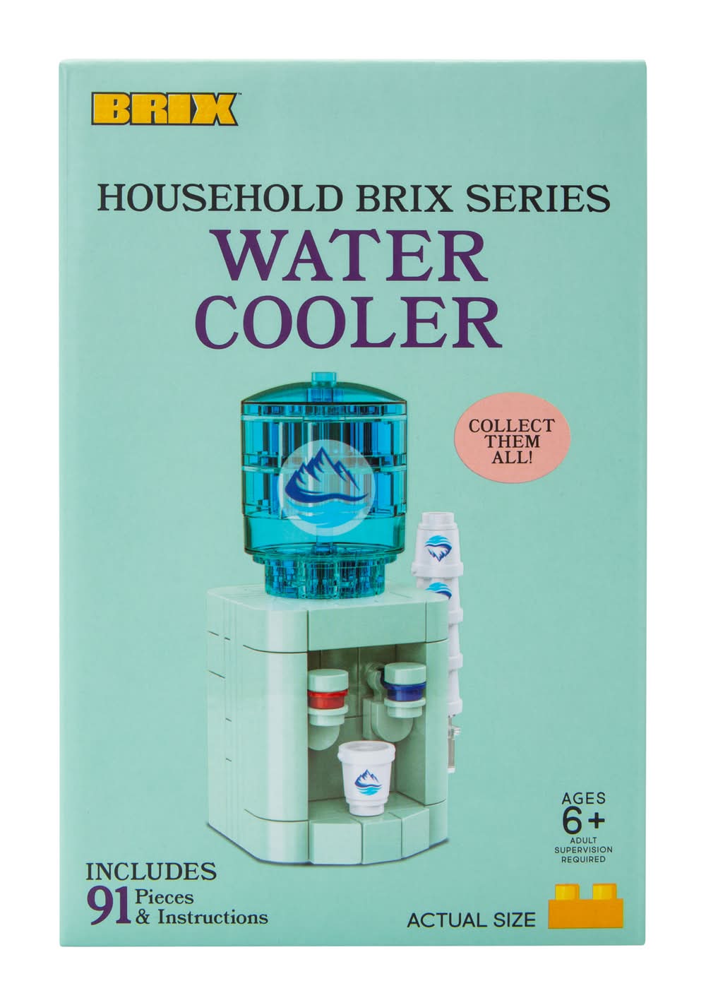 Household Appliances Brix Building Blocks Set Water Cooler