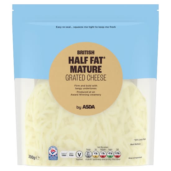 ASDA Mature Grated British Cheese (200g)