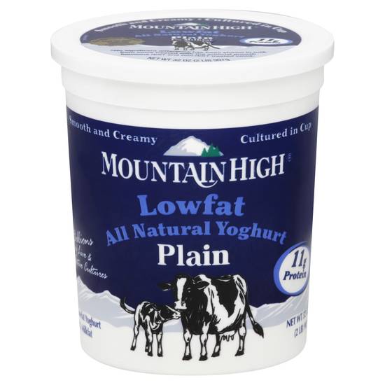 Mountain High Gluten Free Lowfat Plain Yoghurt