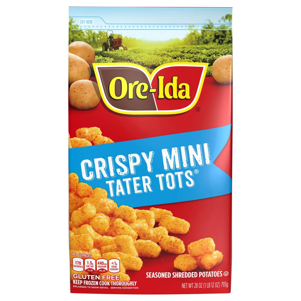 Ore-Ida Mini Tater Tots Seasoned Shredded Potatoes