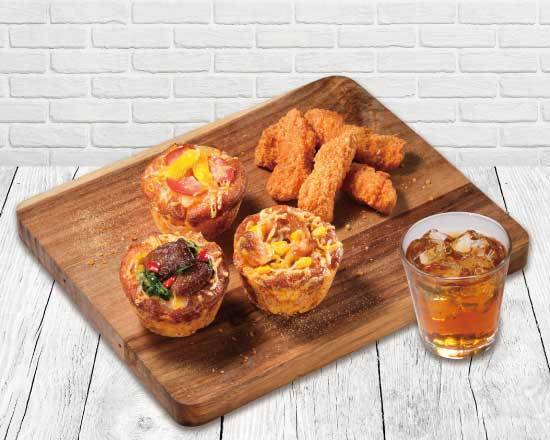 熔岩披薩馬芬獨享餐 C Lava Pizza Muffin Meal C