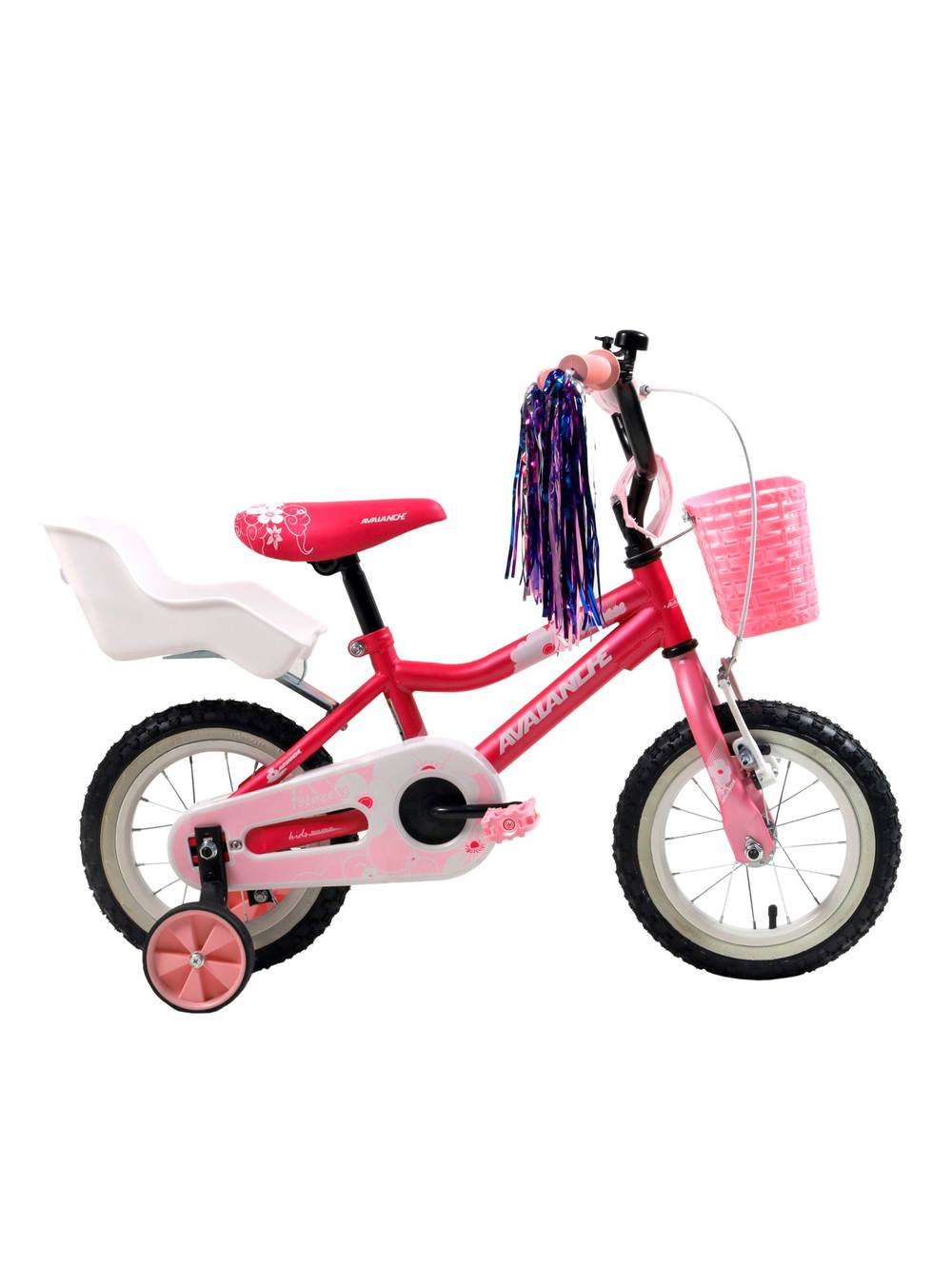 Avalanche bicicleta infantil pincess aro 12" rosado (1 u)