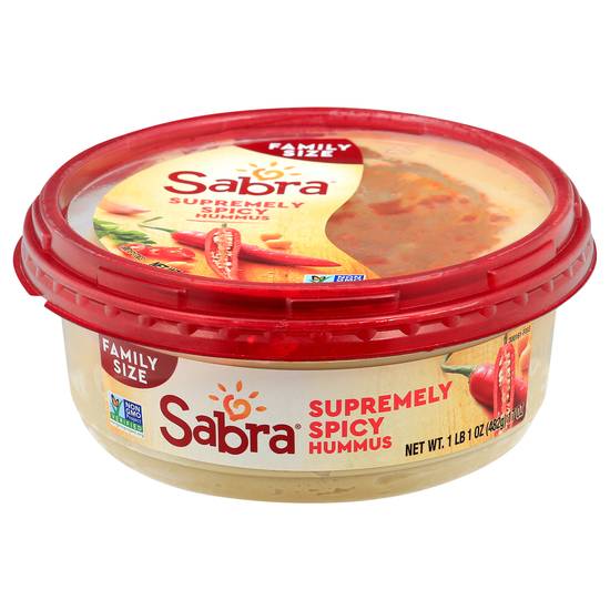 Sabra Family Size Supremely Spicy Hummus