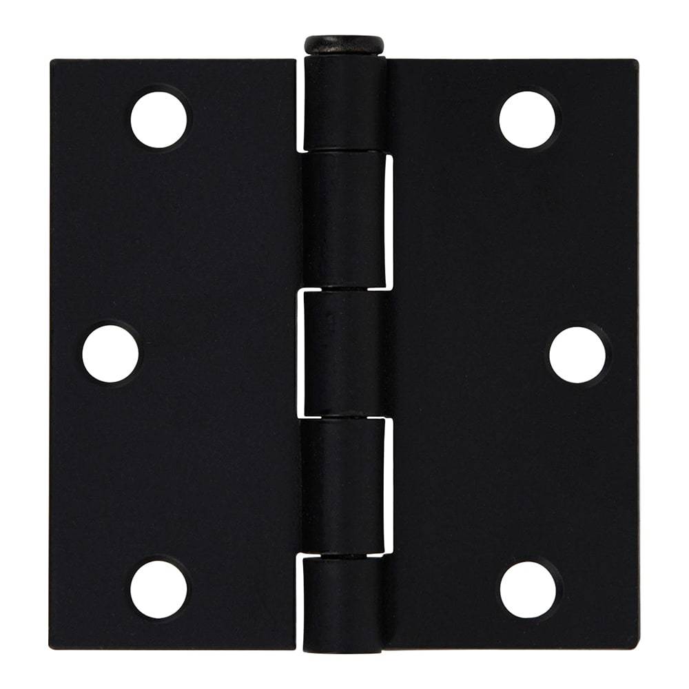 RELIABILT 3-in H x Square Black Mortise Interior Door Hinge | 605681