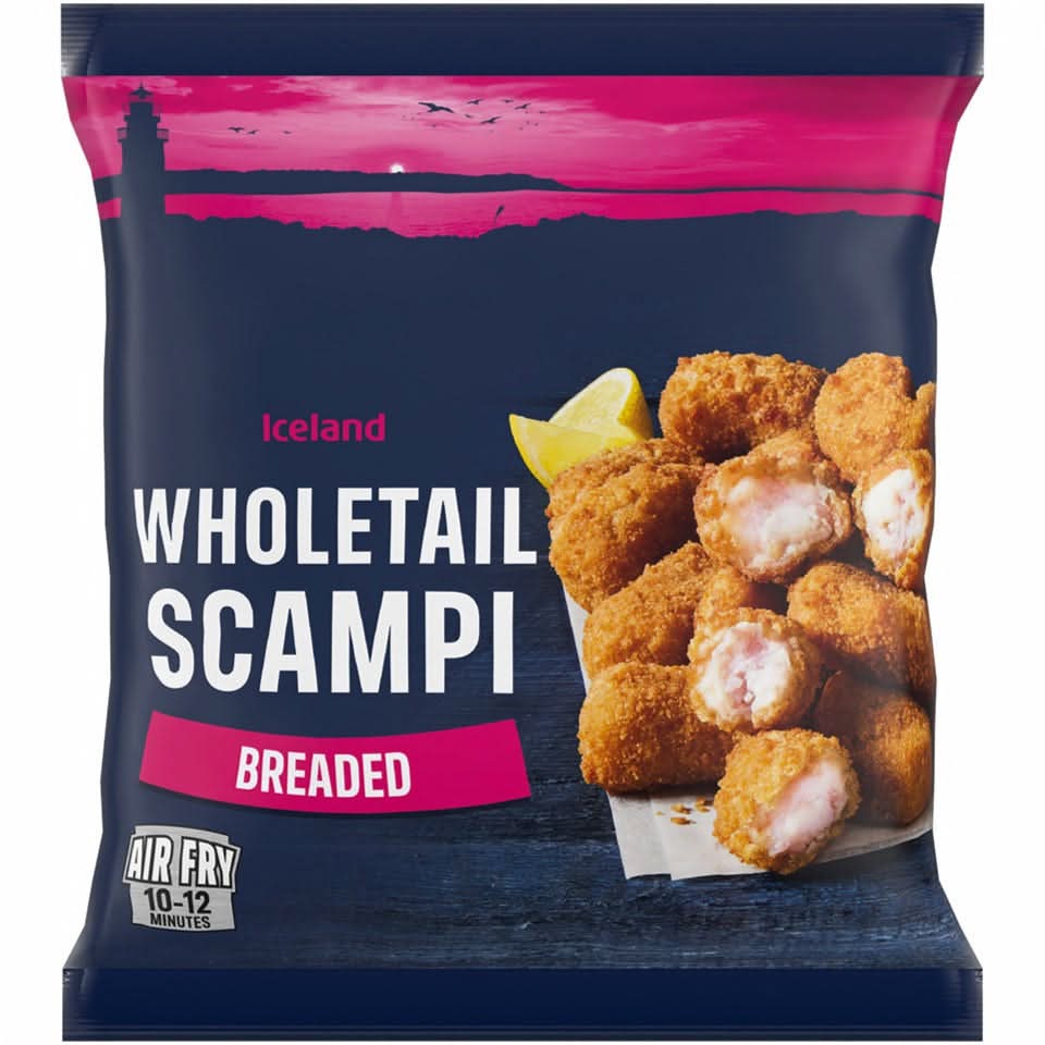 Iceland Breaded Wholetail Scampi (280g)