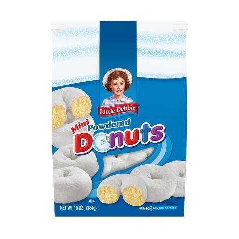 Little Debbie Mini Donuts Powdered 10oz