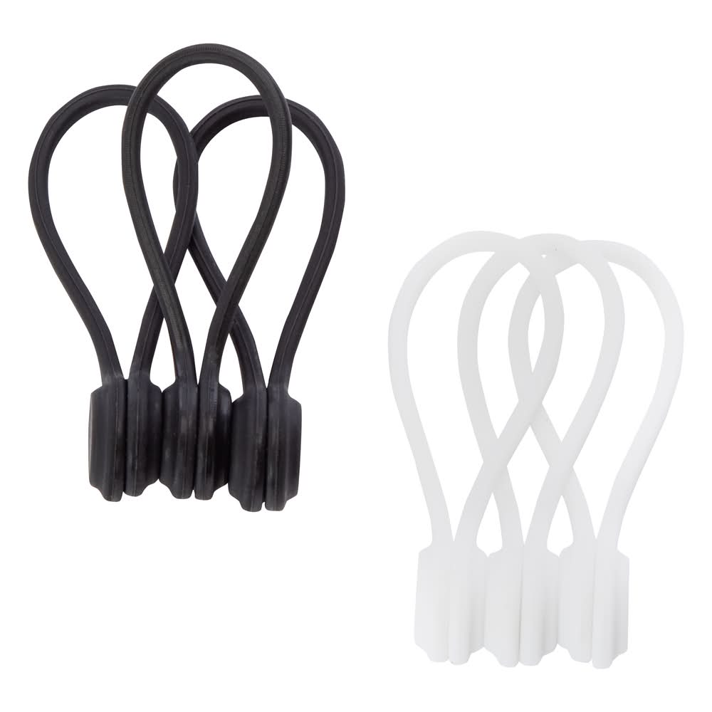 Magnetic Cable Ties 6-Count Black