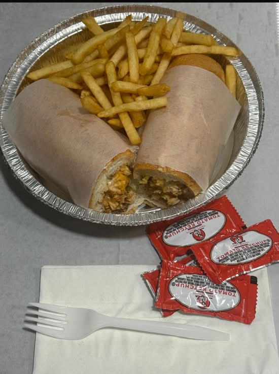 Chicken Cheese Stick with Fries and Soda