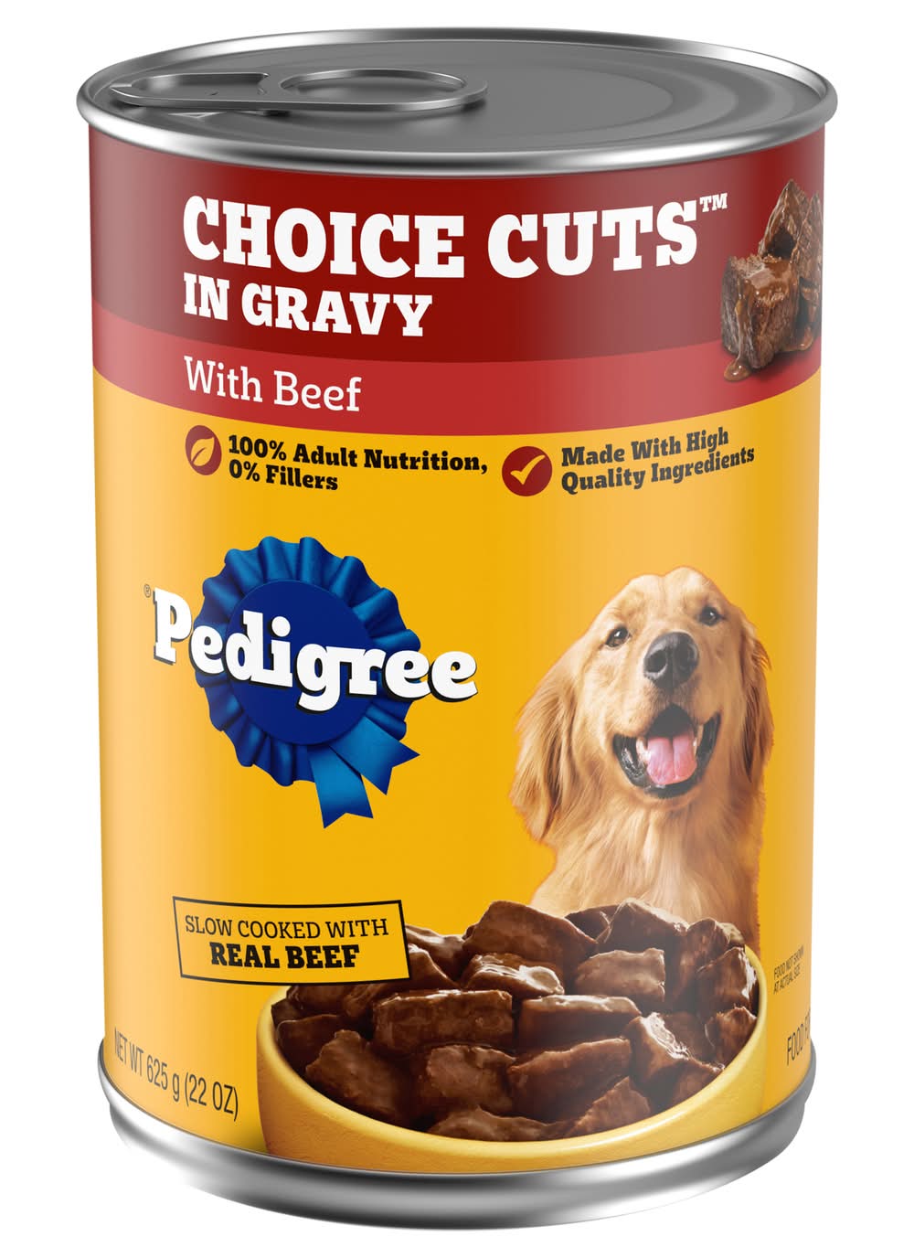 Pedigree Choice Cuts in Gravy Wet Dog Food, Beef (22 oz)