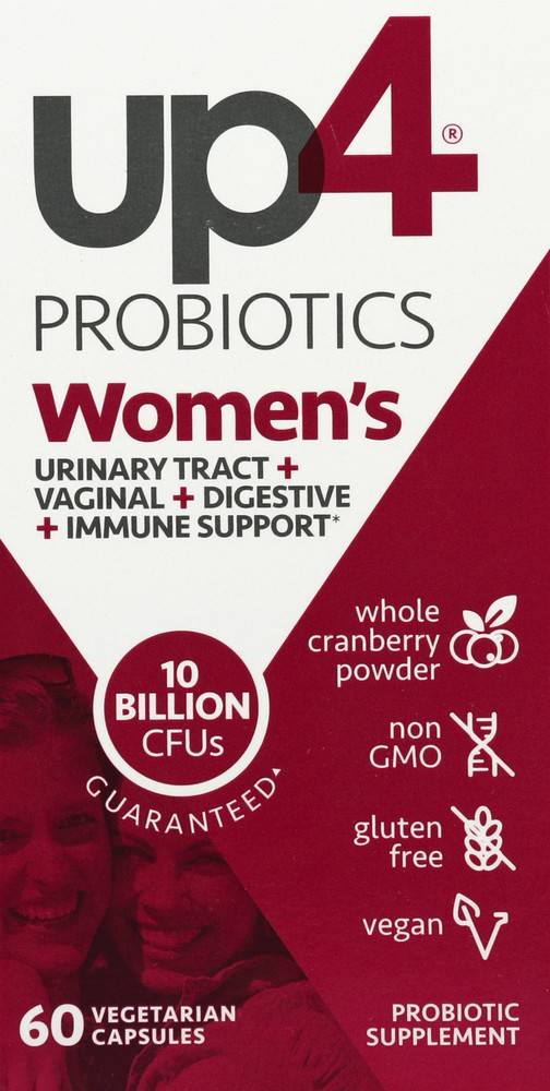 Up4 Women's 10 Billion Cfu Probiotic Capsules (60 ct)