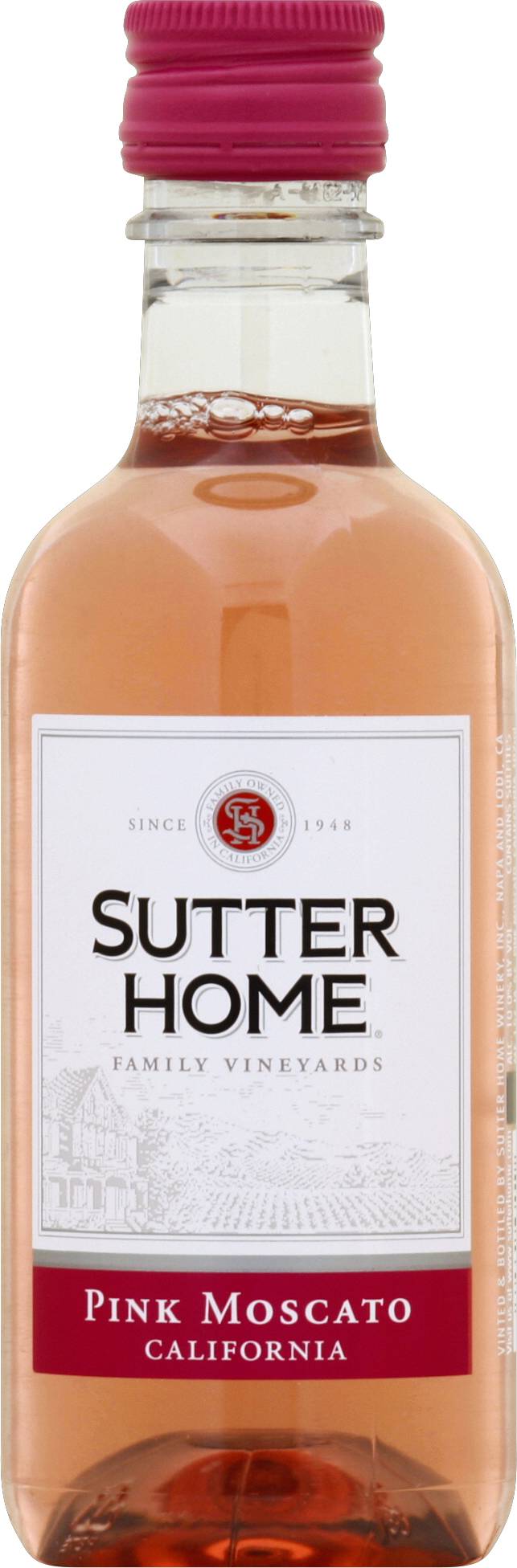 Sutter Home Pink Moscato California Wine (187 ml)