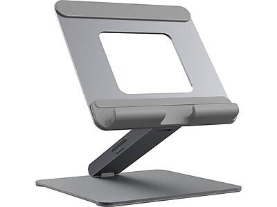 M-Edge Mainframe Adjustable iPad Hub Stand, Silver (TB1-MF-AL-GY)