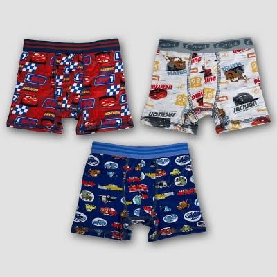 Disney Toddler Boxer Briefs, Men, 2T-3T, Assorted (3 ct)