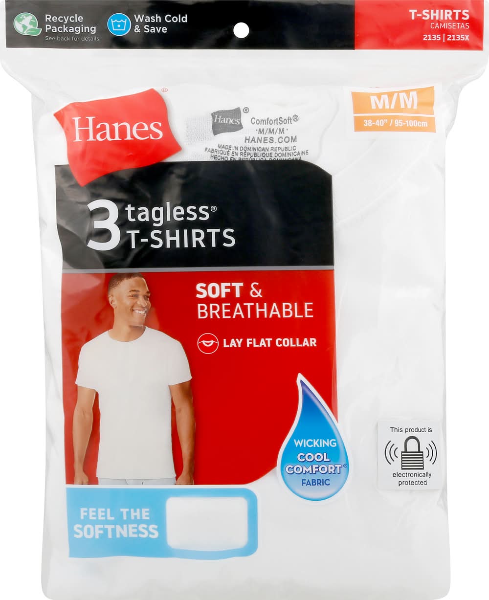 Hanes Tagless T-Shirts, M/M