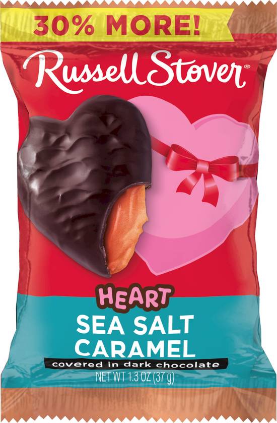 Order Russell Stover's Valentine's Day Dark Chocolate Sea Salt Caramel Heart food online from CVS store, Providence County on bringmethat.com