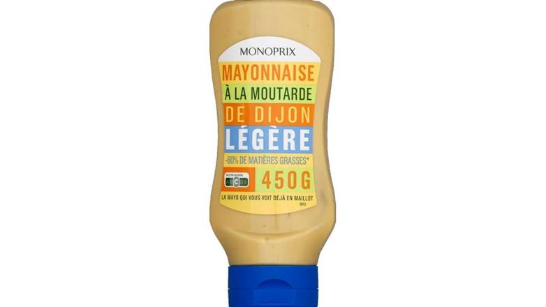 Monoprix - Mayonnaise légère à la moutarde de Dijon