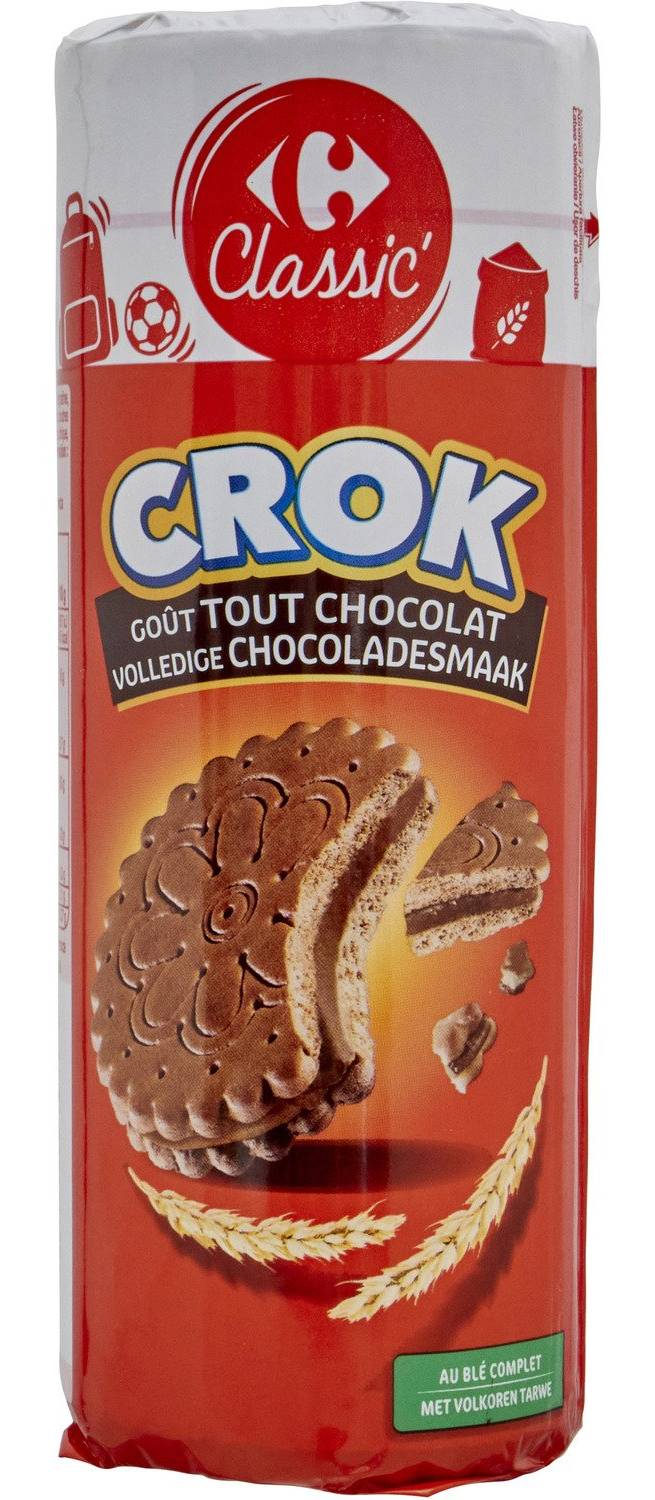 Carrefour Classic' - Crok biscuits, chocolat (300g)