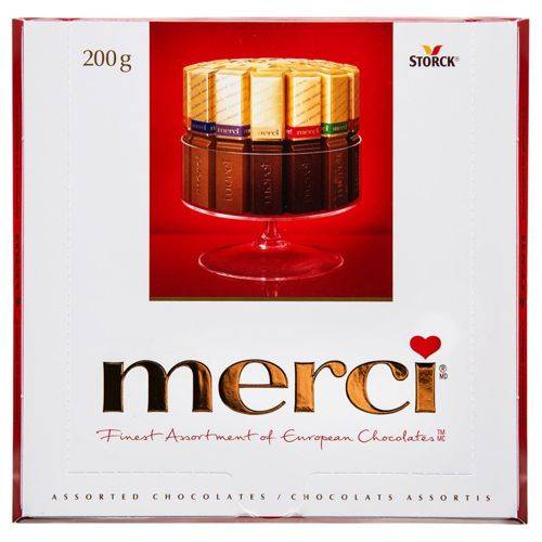Merci chocolats assortis merci (200g) - fine assorted chocolates (200 g)