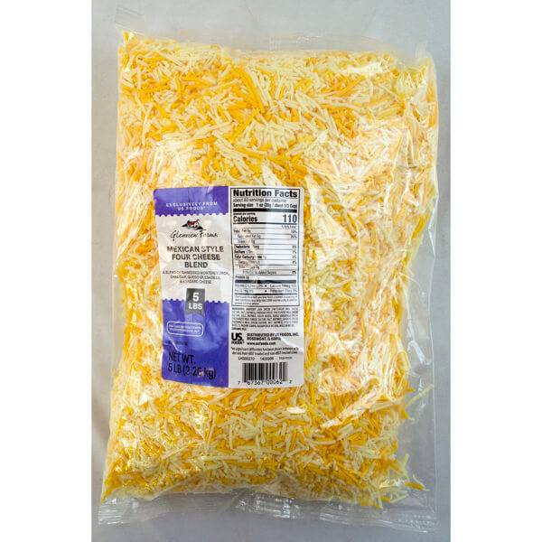 Glenview Farms Fancy Shred Mexican Style Cheese (5 lbs)