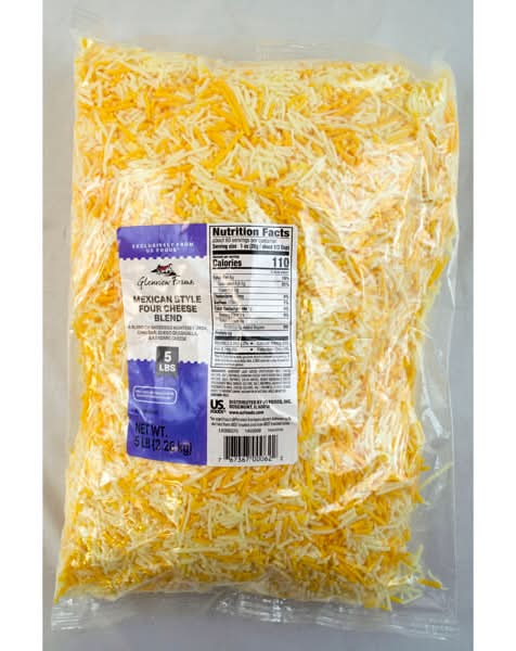 Glenview Farms Fancy Shred Mexican Style Cheese (5 lbs)