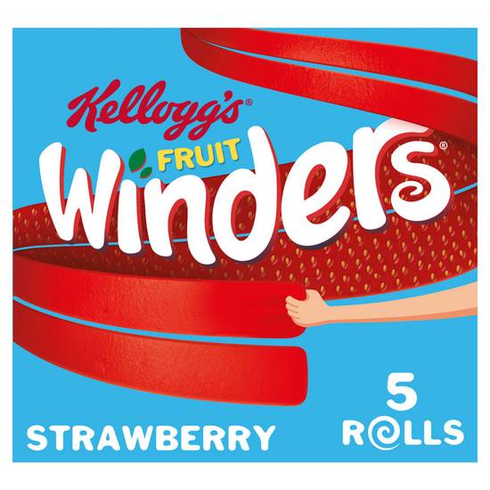 Kellogg's Fruit Winders Strawberry Rolls 5 x 17g