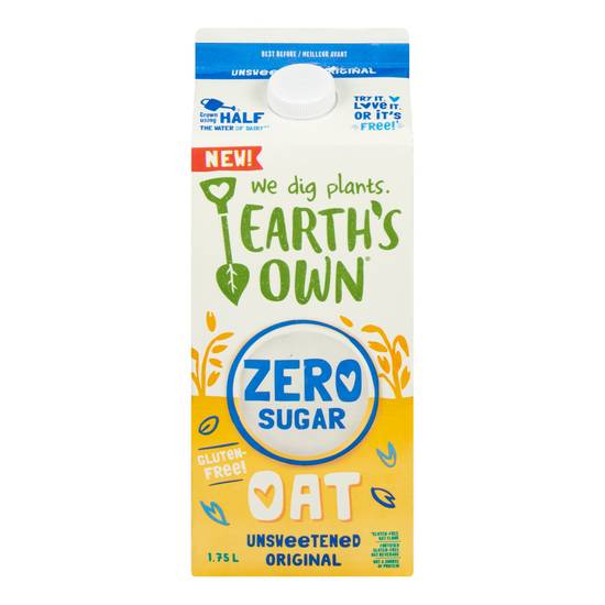 Earth''s Own Original Unsweetend Milk (1.75 L)