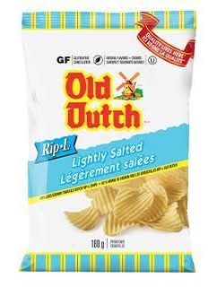 Old Dutch Rip-L Lightly Salted 180G 88136