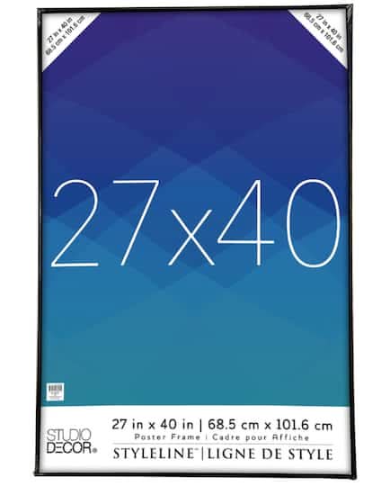 Studio Décor Poster Frame, 27x40 in, Black