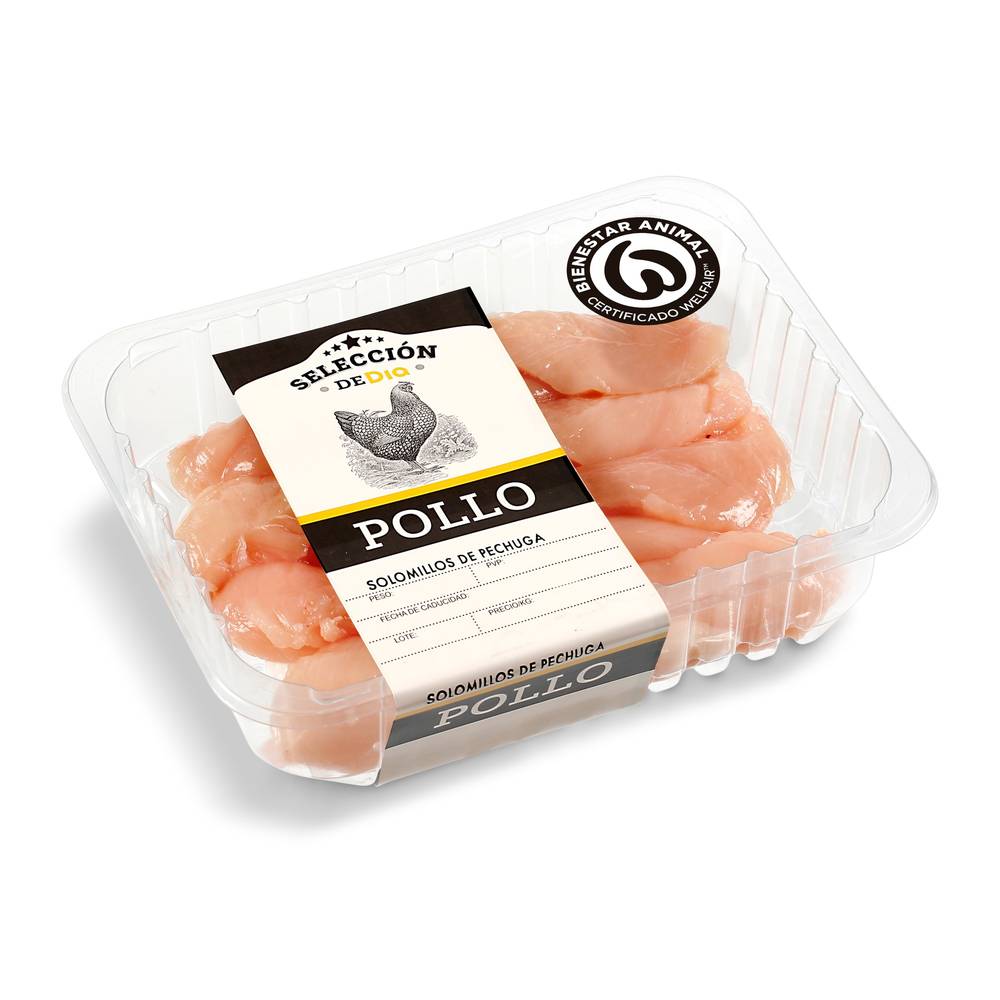 Solomillo De Pollo Selección De Dia Bandeja 400 G Aprox.