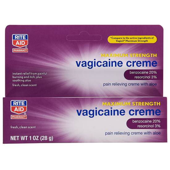 Rite Aid Maximum Strength Vagicaine Cream