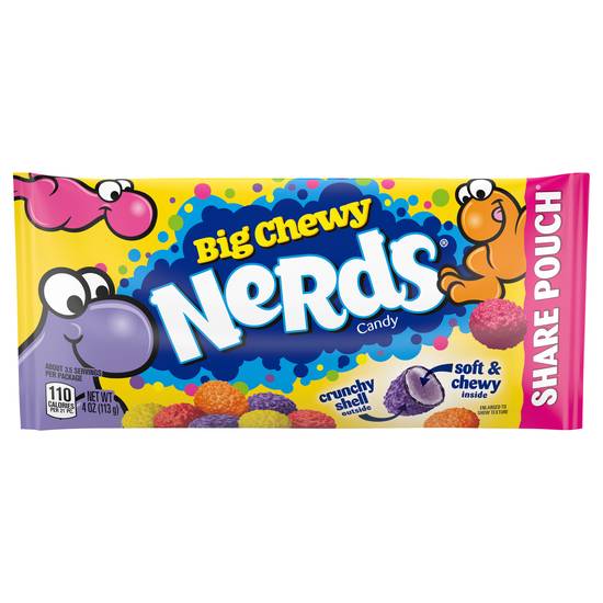 Nerds Big Chewy Share Pouch Candy (4 oz)