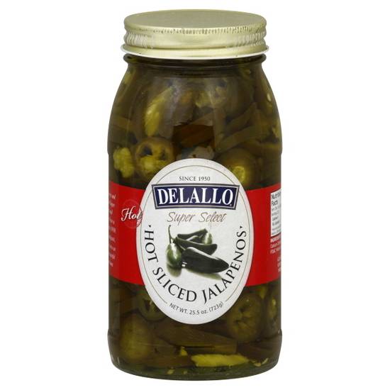 Delallo Super Select Hot Sliced Jalapenos