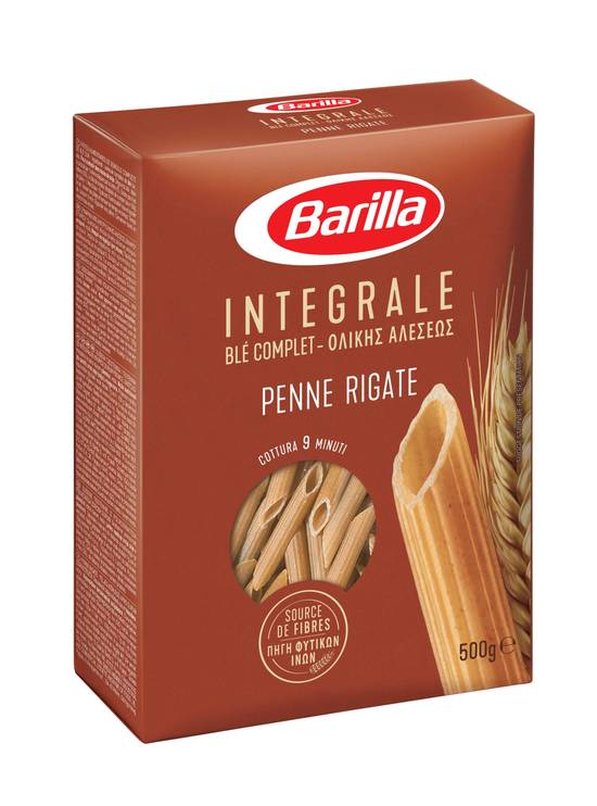 Barilla - Pâtes penne rigate au blé complet