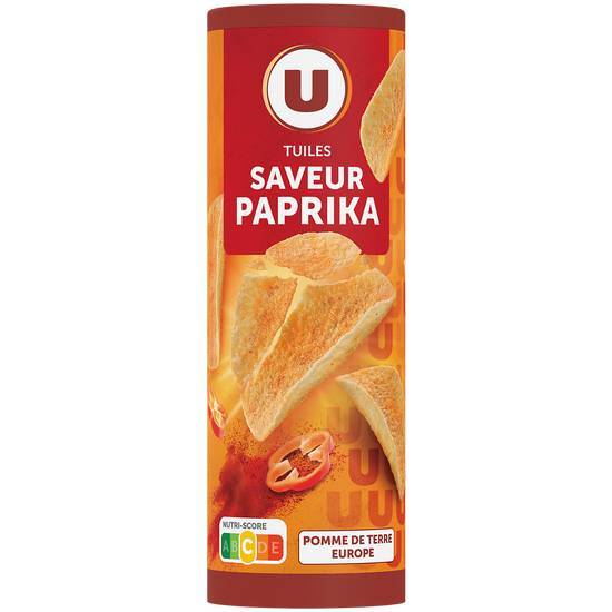 Les Produits U - Tuiles, paprika (170g)